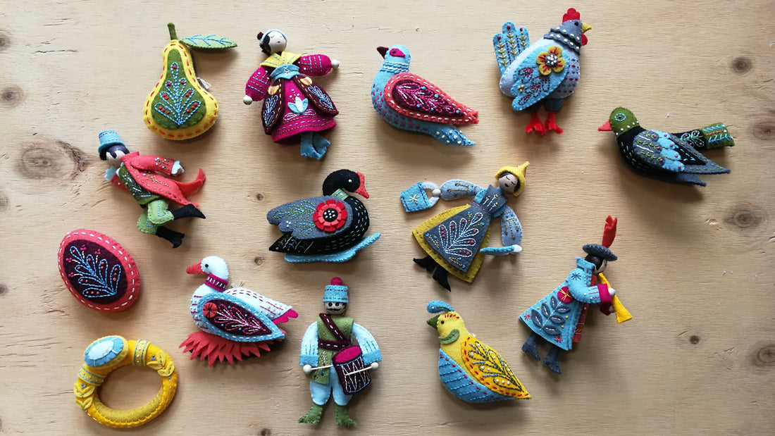 mmmcrafts: twelve days ornament series