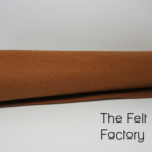 100% Merino Wool Felt Sheet - Bronze