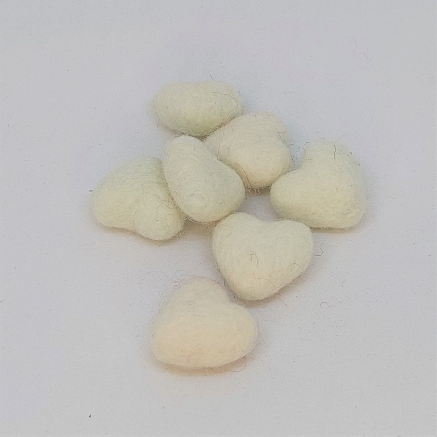 Petite Hearts - White