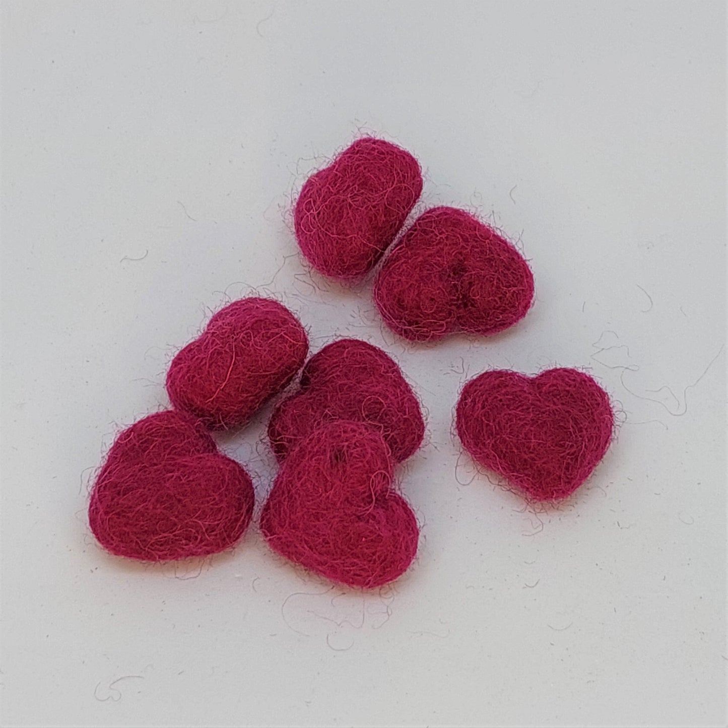 Petite Hearts - Raspberry