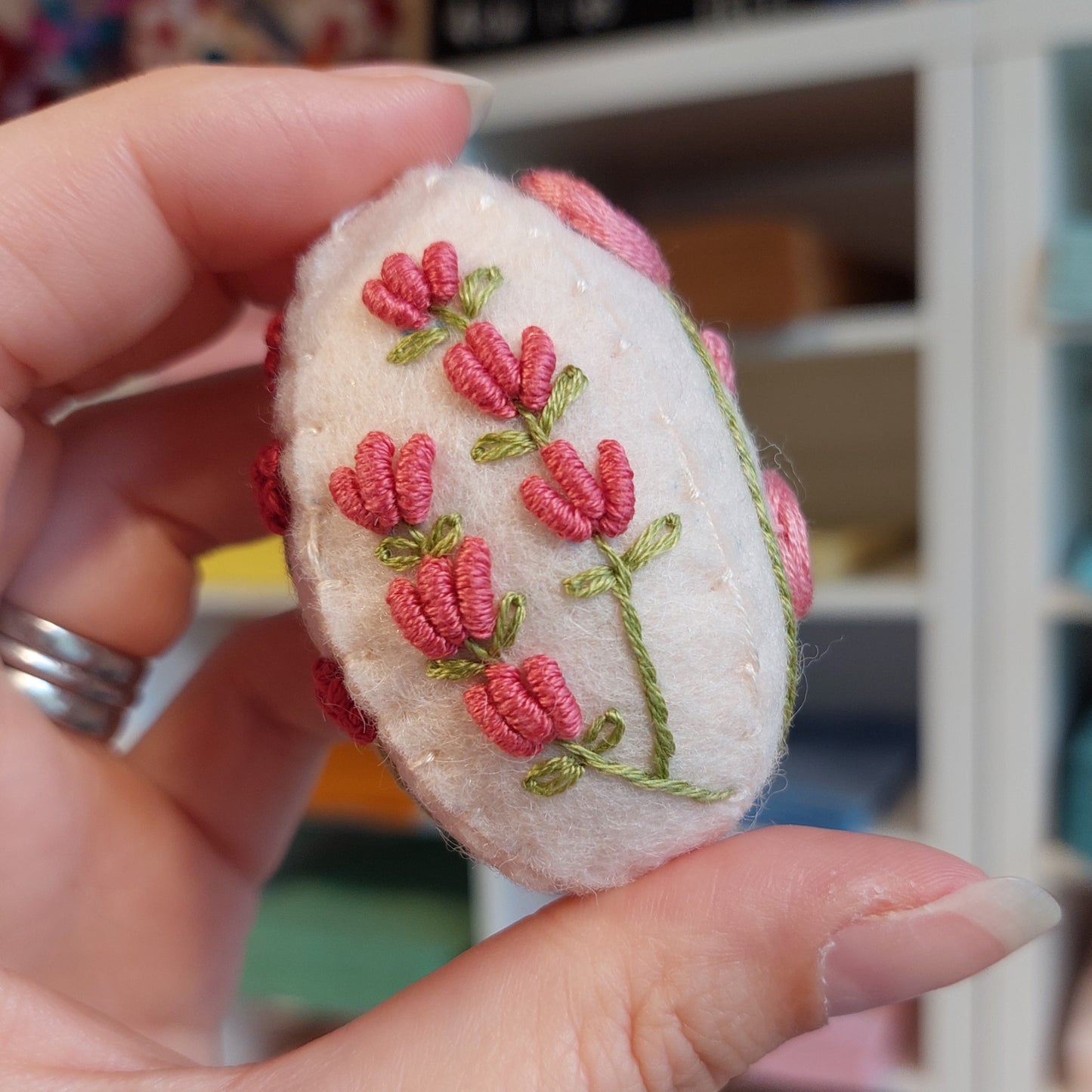 Embroidered Easter Egg
