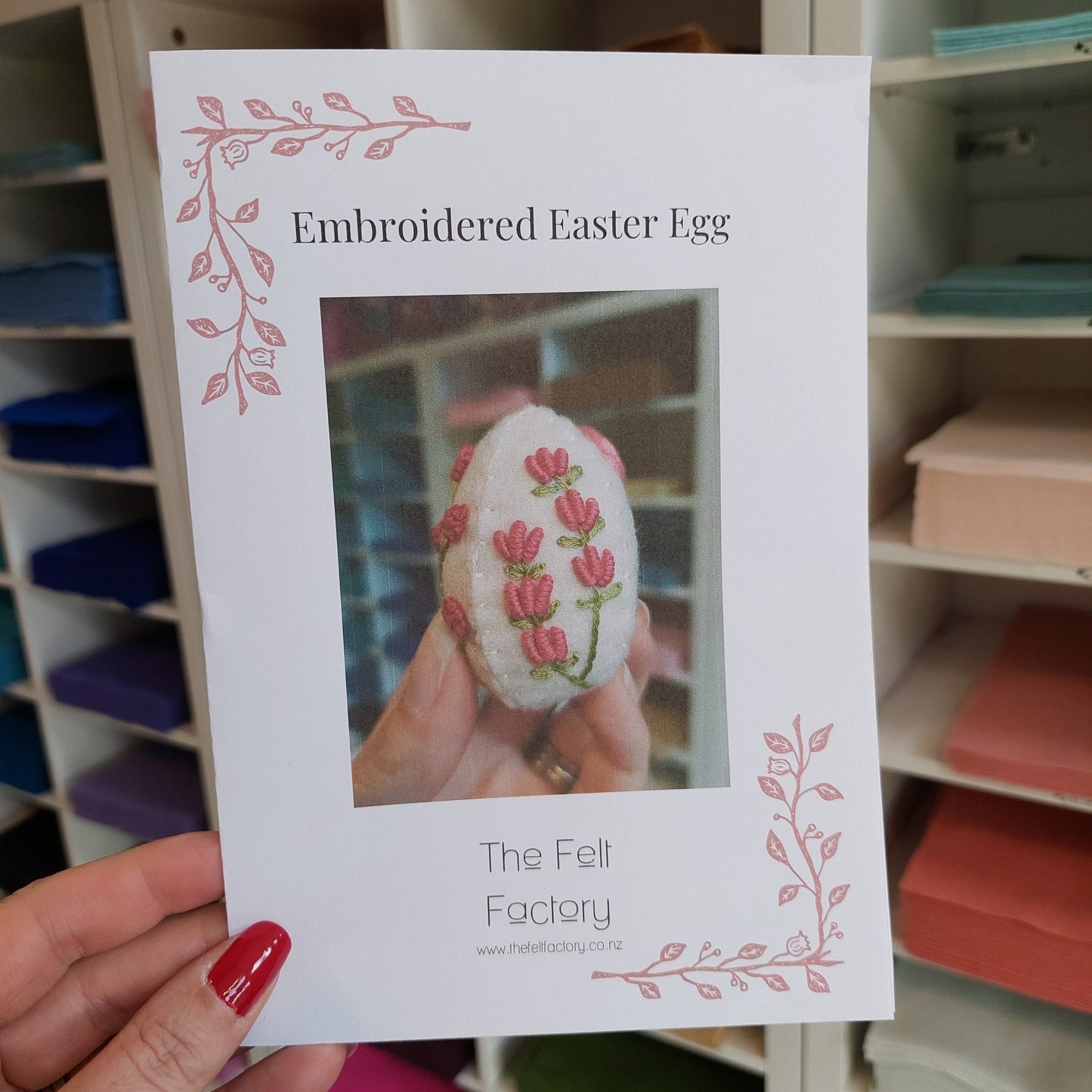 Embroidered Easter Egg