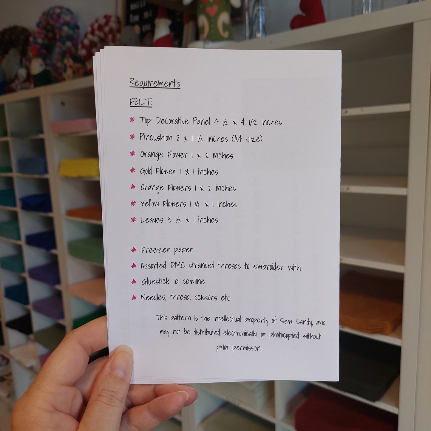 Blossom Pincushion - Sew Sandy