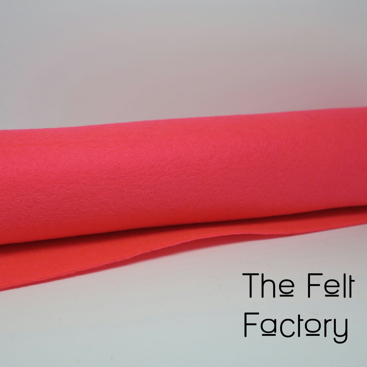 100% Merino Wool Felt Sheet - Flamingo