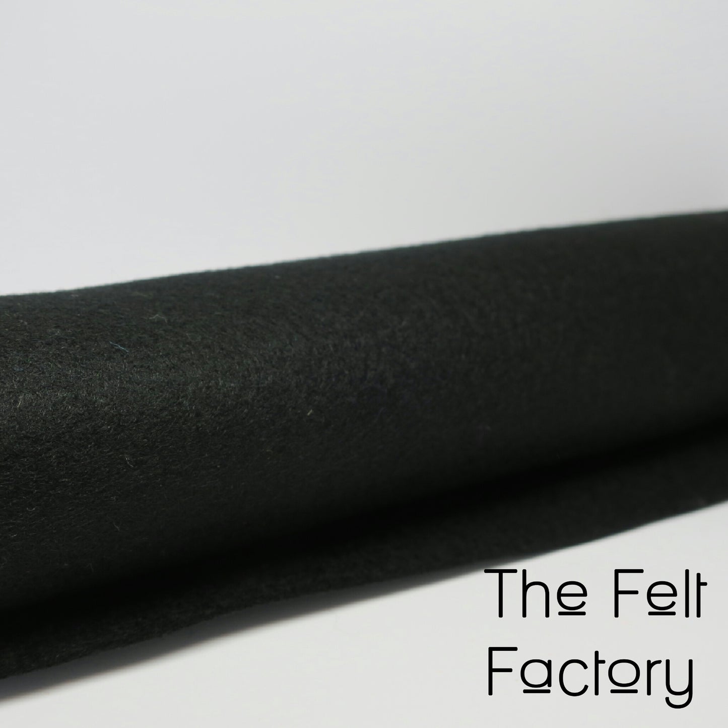 100% Merino Wool Felt Sheet - Black