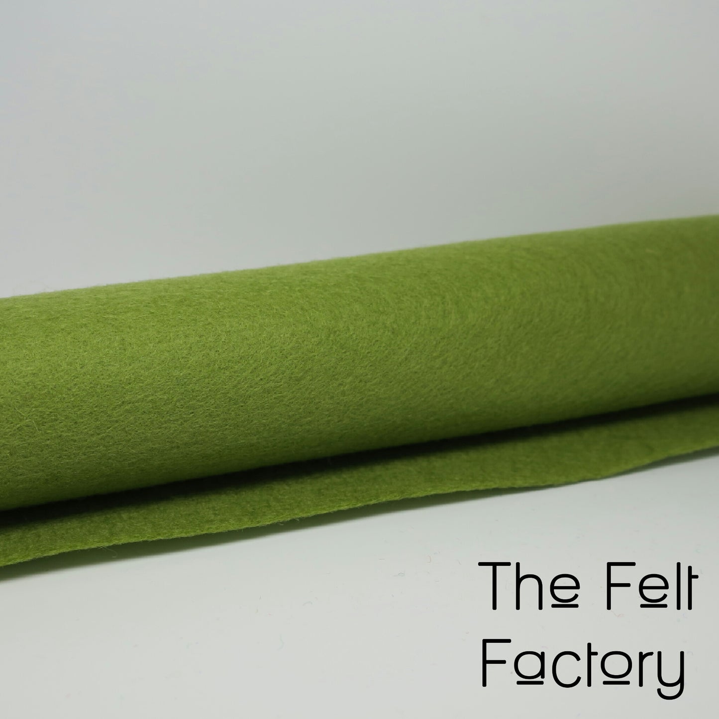 100% Merino Wool Felt Sheet - Moss Green