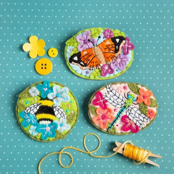 Bumblebee Felt Craft Brooch Kit - Hawthorn Handmade