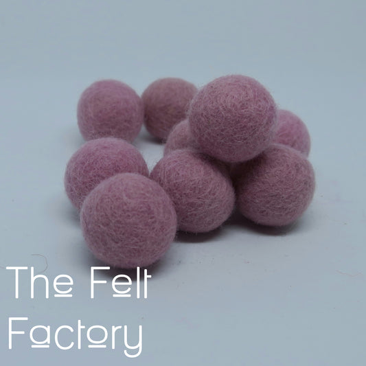 Felt Balls - Baby Pink