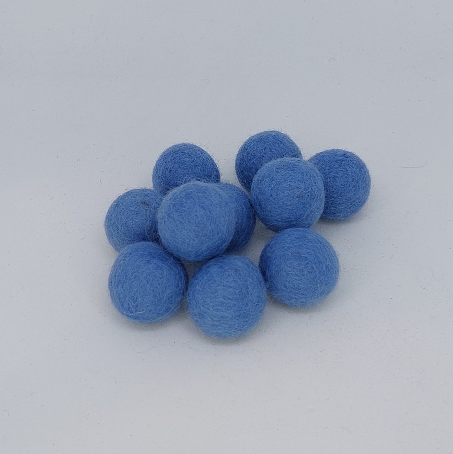 Felt Balls - Baby Blue