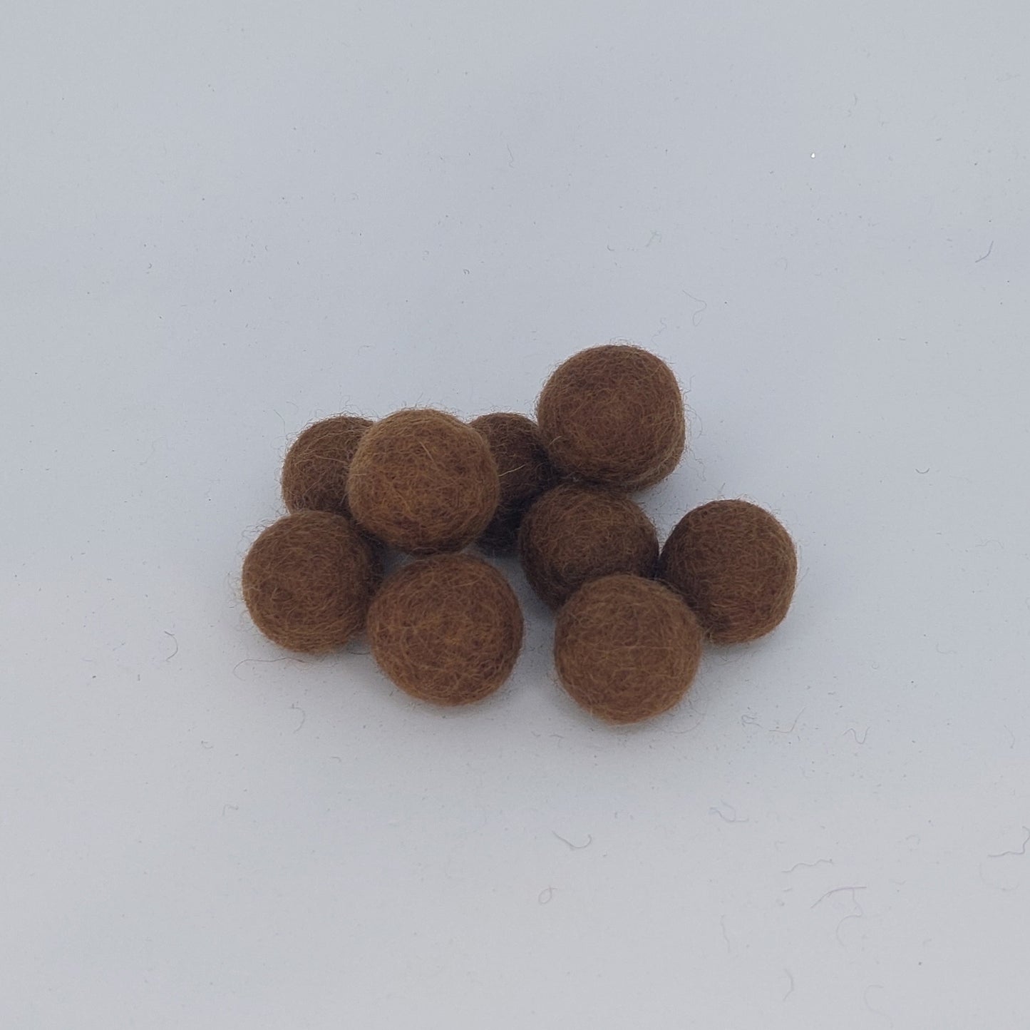 Felt Balls - Brown