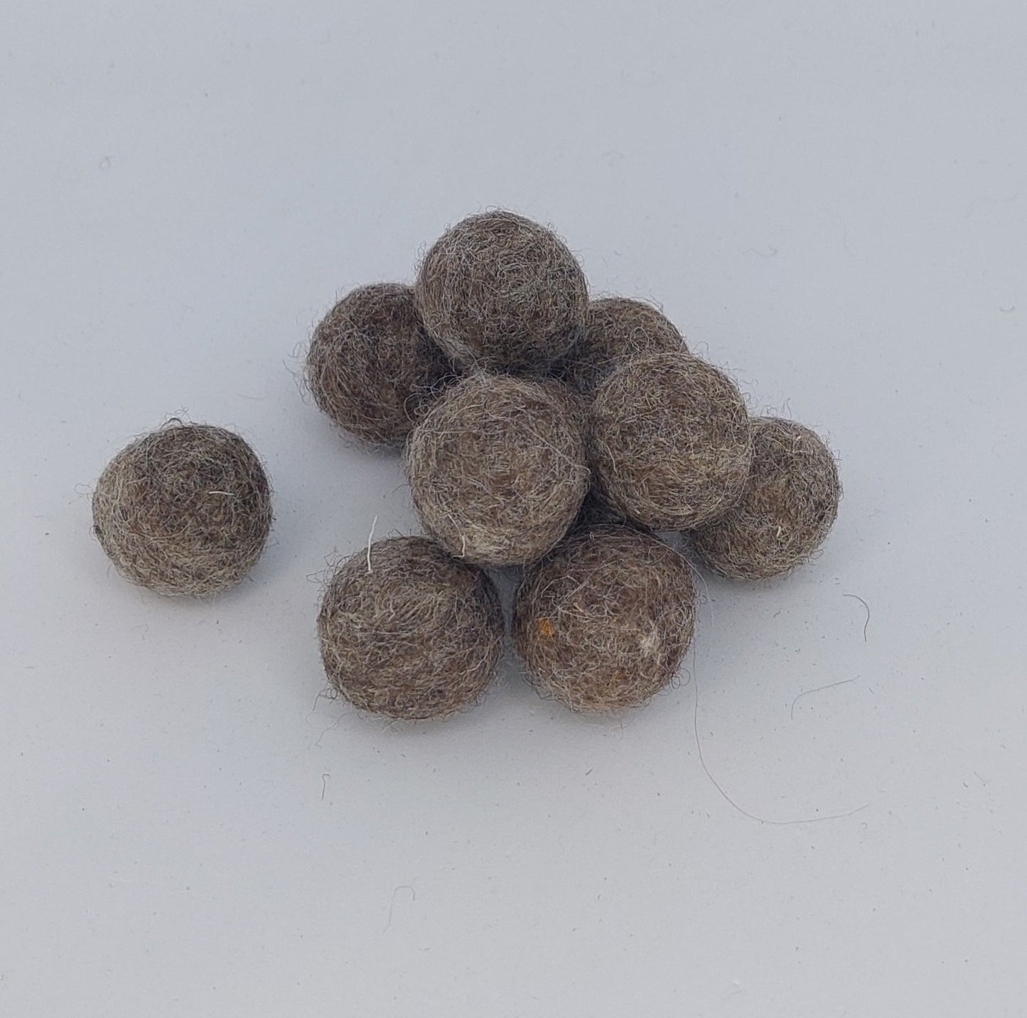 Felt Balls - Brown Marle