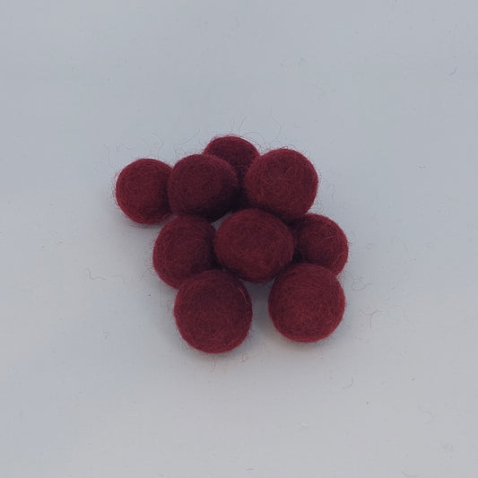 Felt Balls - Cabernet