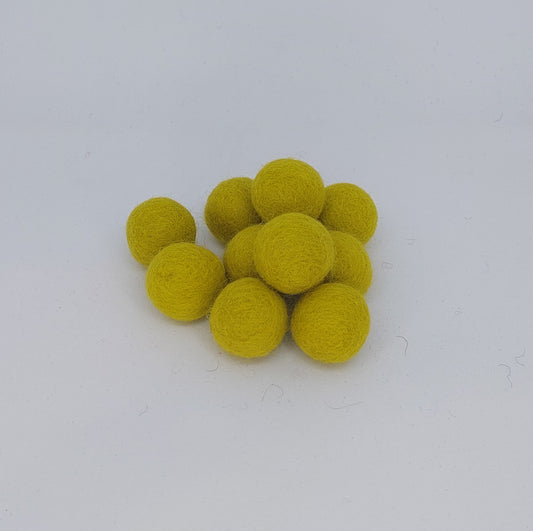 Felt Balls - Chartreuse