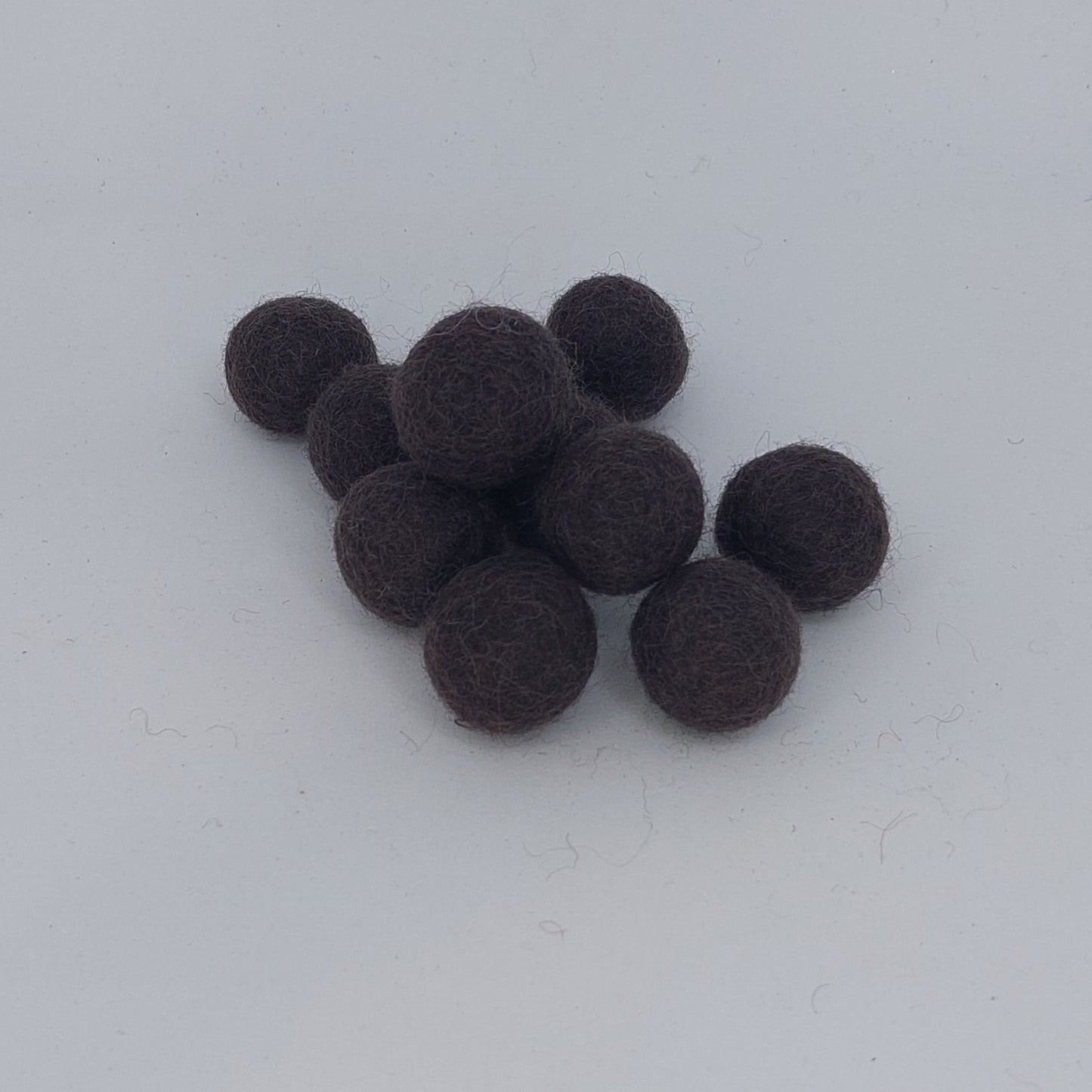 Felt Balls - Chocolate