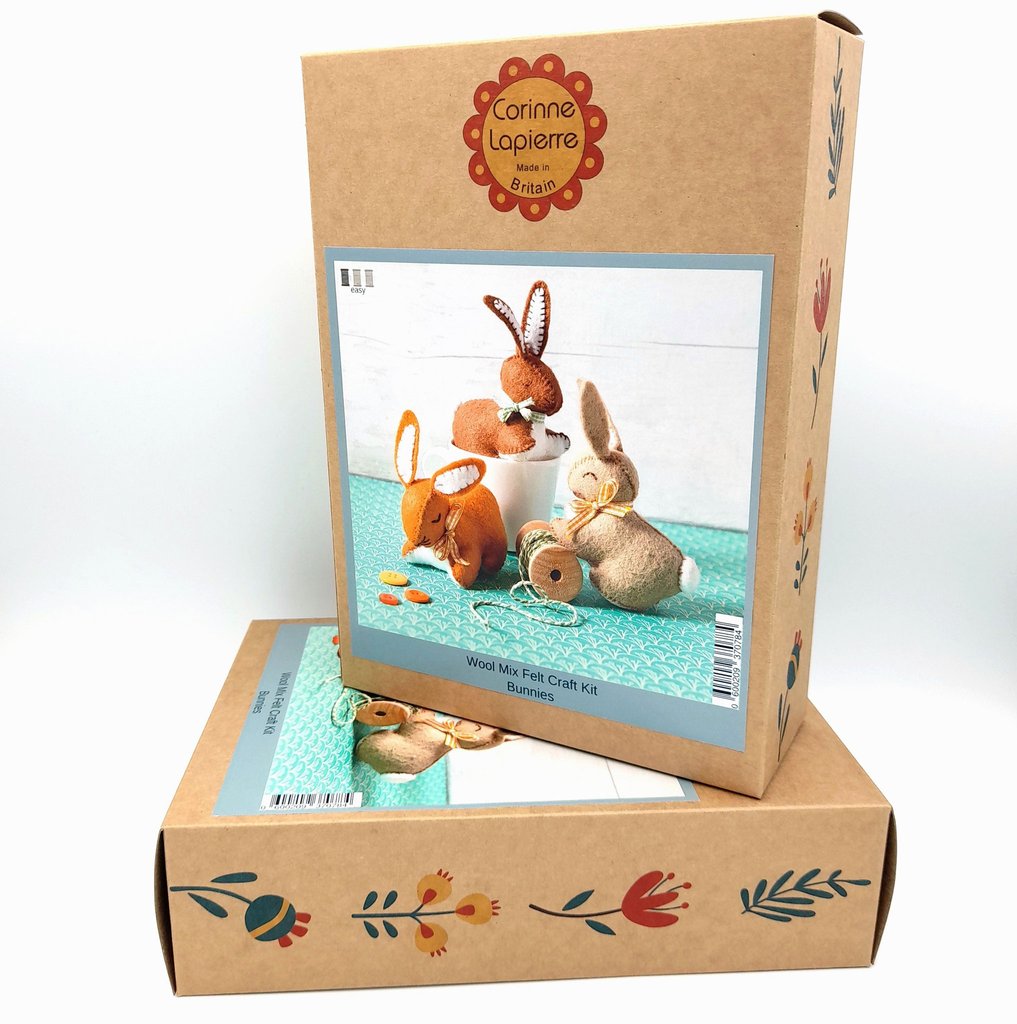 Bunnies Felt Craft Kit - Corinne Lapierre
