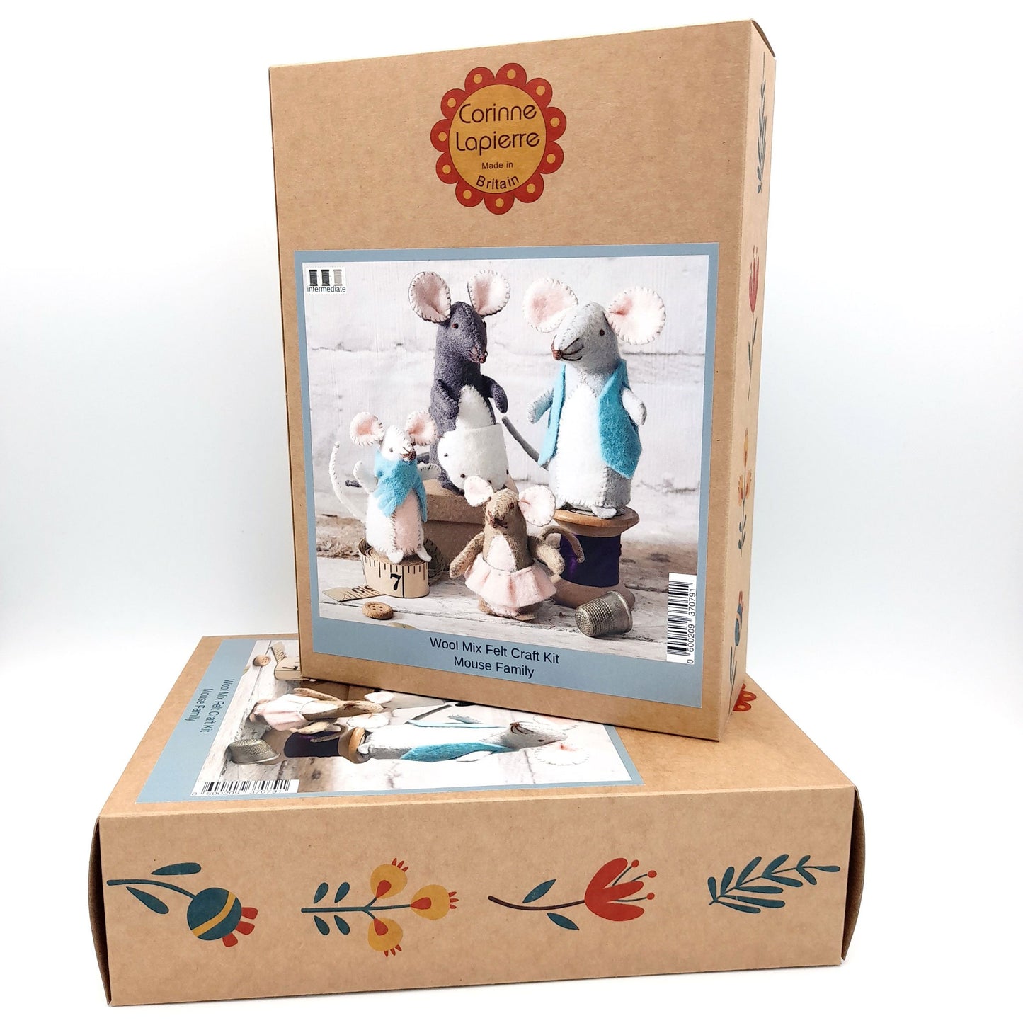 Mouse Family Felt Craft Kit - Corinne Lapierre