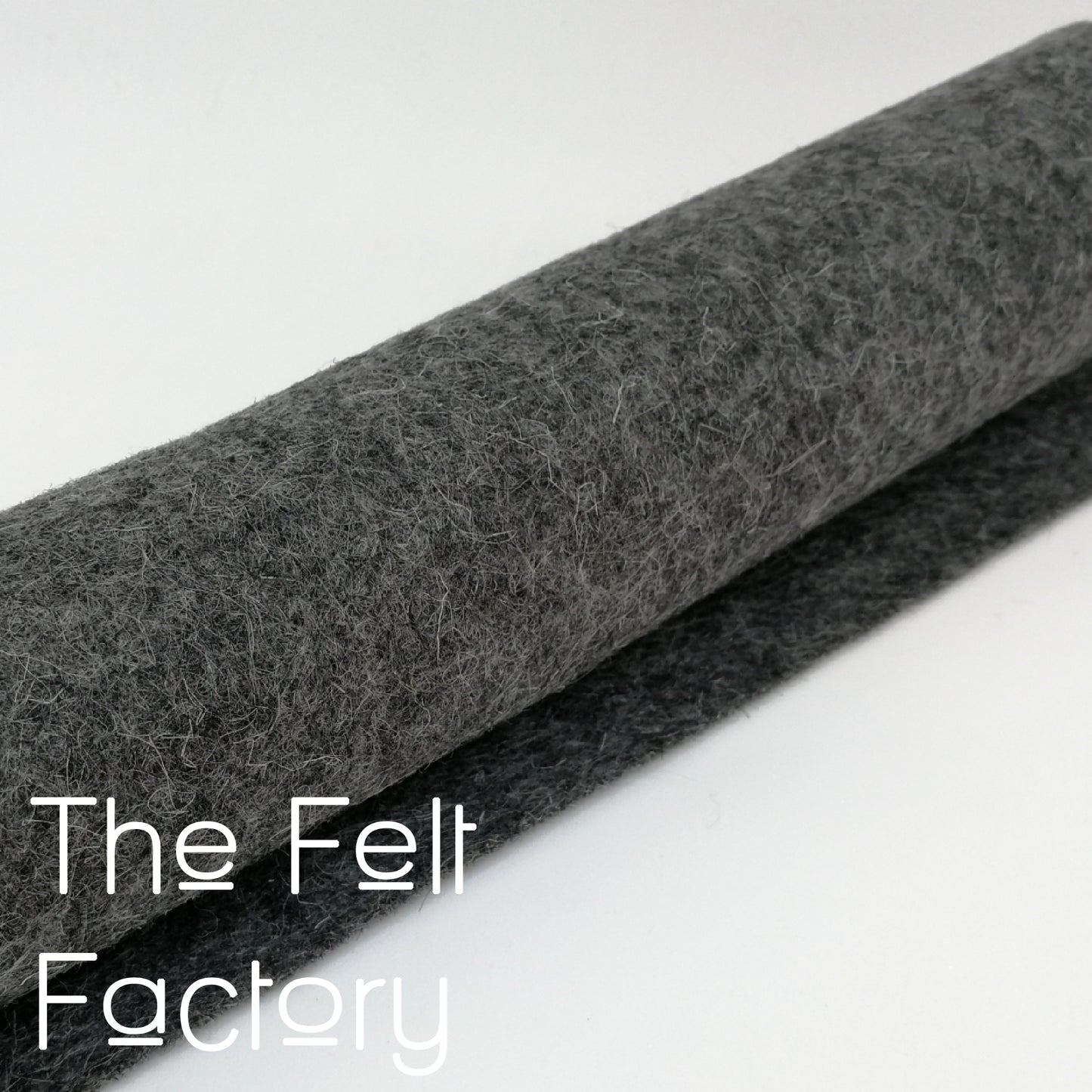 100% Merino Wool Felt Sheet - Dark Grey Marle