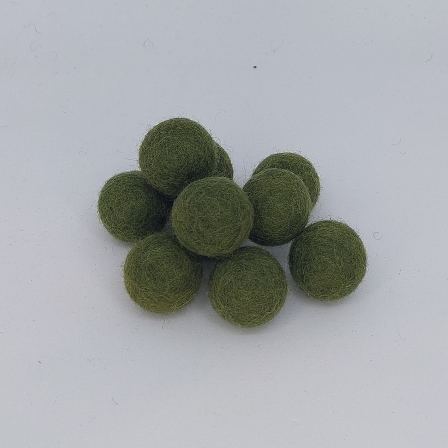 Felt Balls - Fern Green