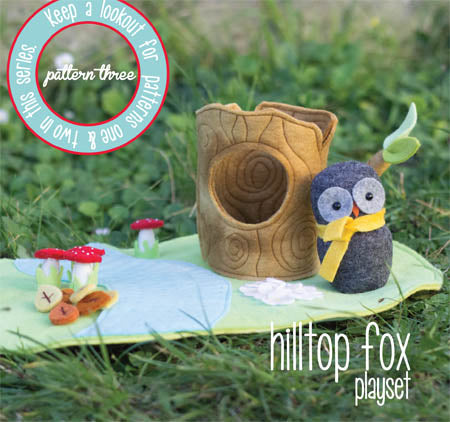 Hilltop Fox Playset Pattern Three - May Blossom