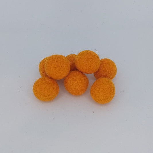 Felt Balls - Mandarin