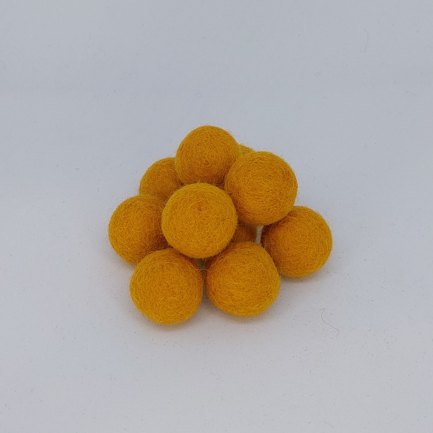 Felt Balls - Mustard