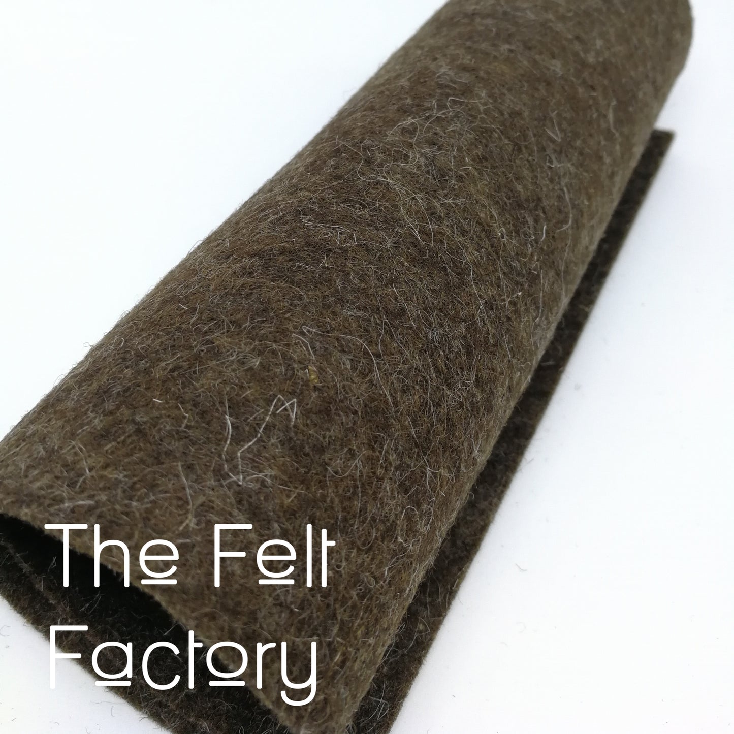 100% Merino Wool Felt Sheet - Dark Brown Marle