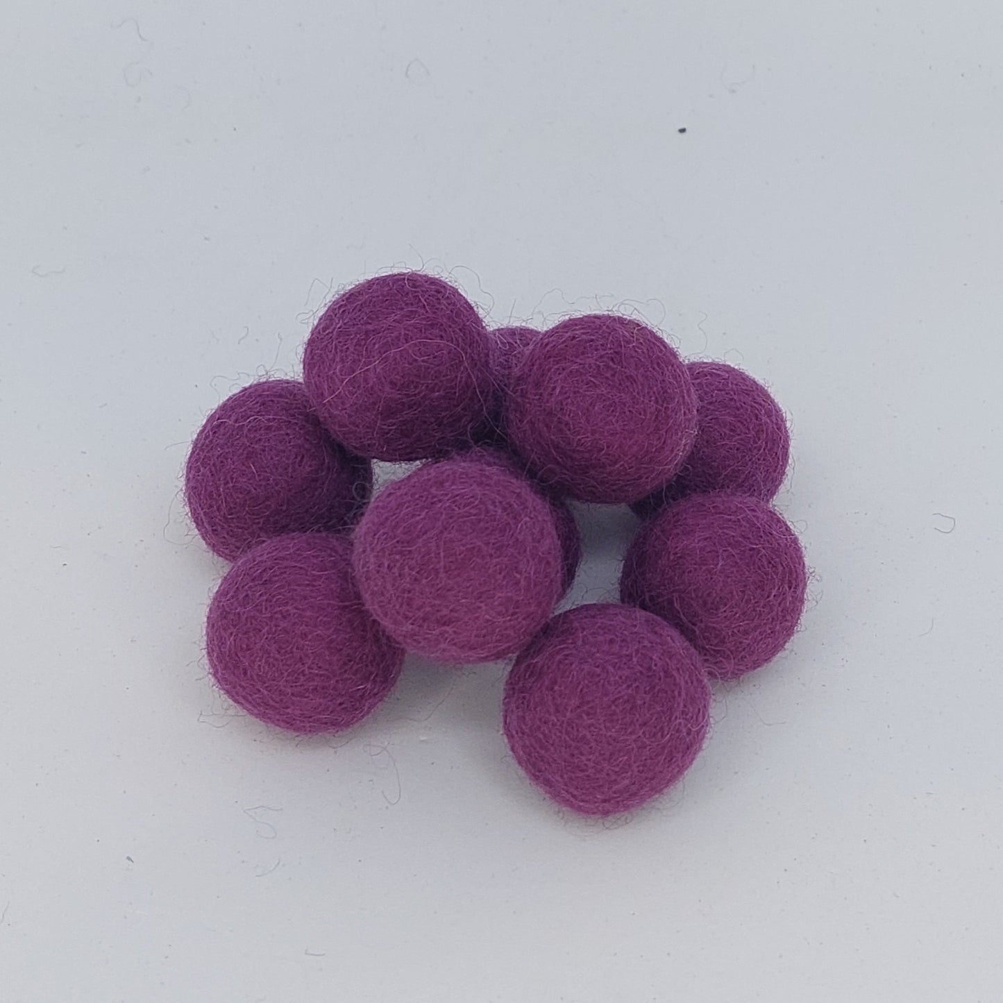 Felt Balls - Plum