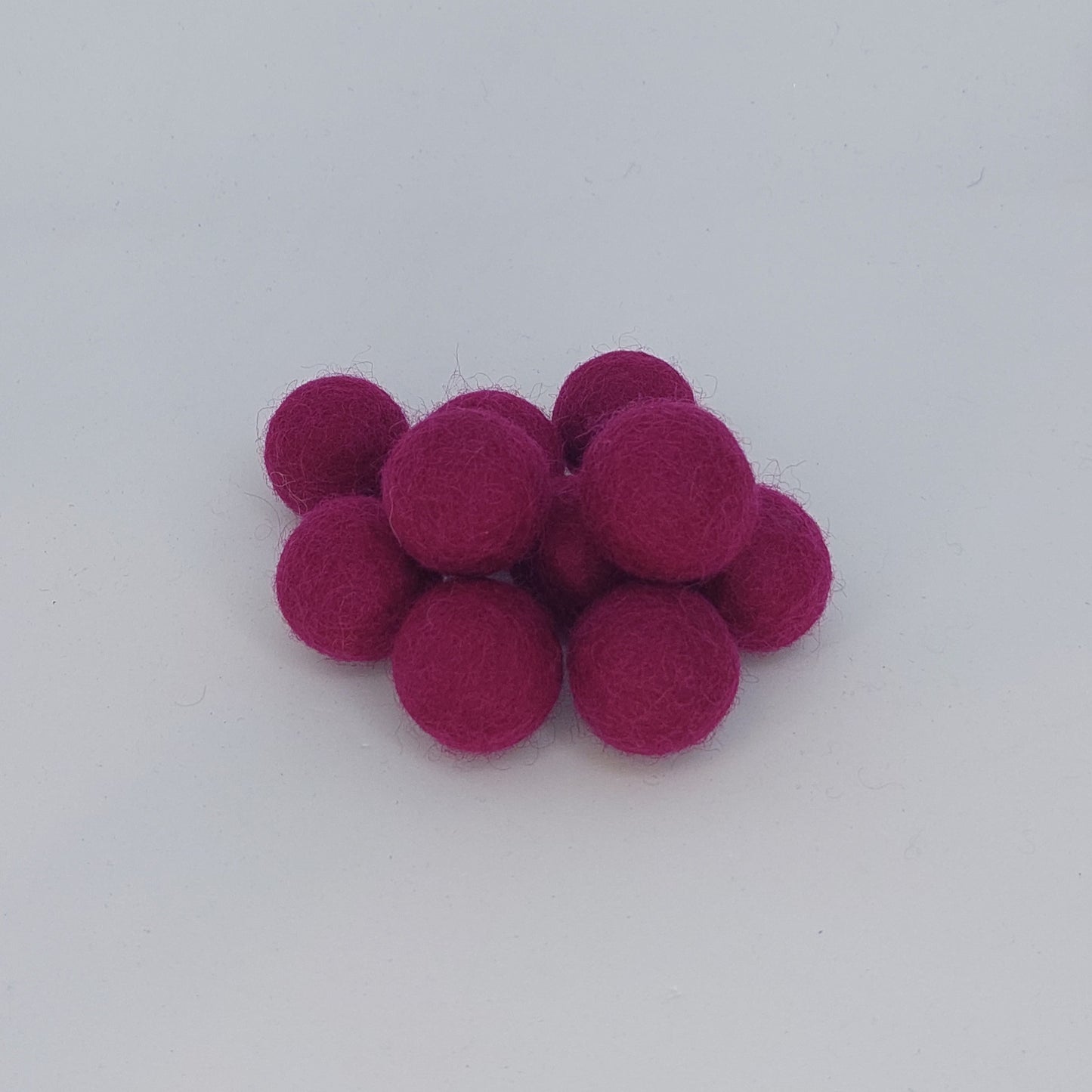 Felt Balls - Raspberry