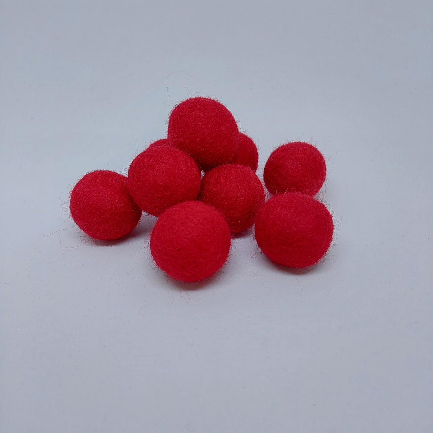 Felt Balls - Red