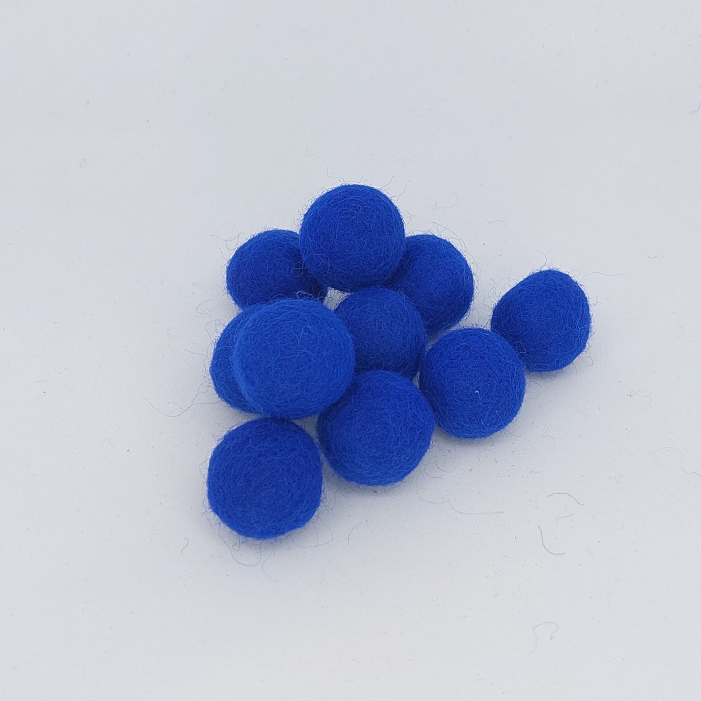 Felt Balls - Royal Blue