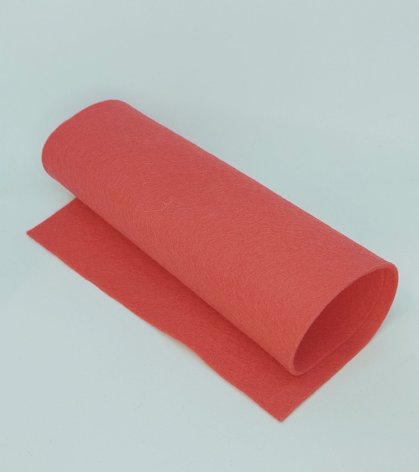 100% Merino Wool Felt Sheet - Strawberry