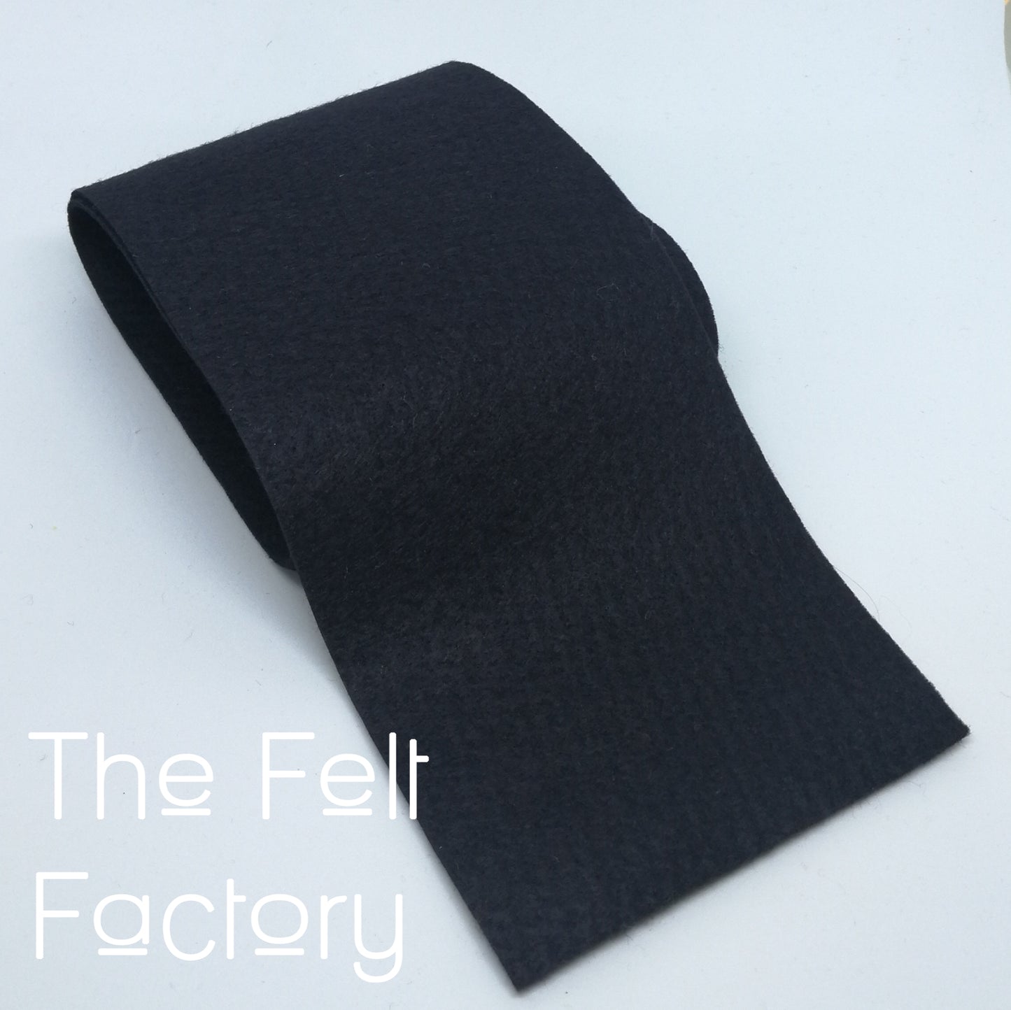 Wool Blend Felt - Black