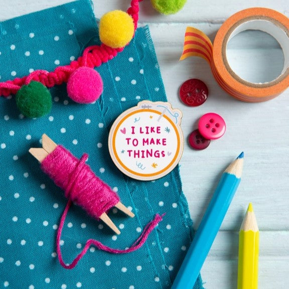 I Like To Make Things Needle Minder - Hawthorn Handmade