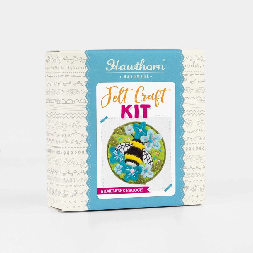 Bumblebee Felt Craft Brooch Kit - Hawthorn Handmade