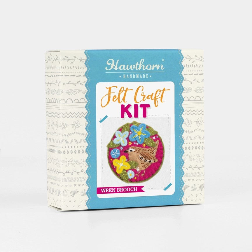 Wren Felt Craft Brooch Kit - Hawthorn Handmade