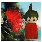 Pohutukawa Felt Doll - Cherry Parker