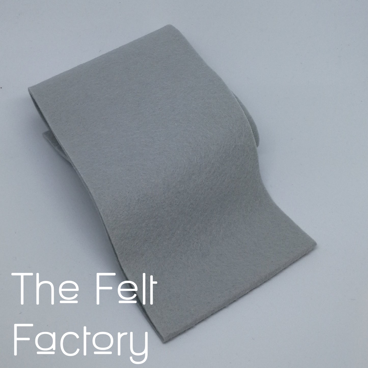 Wool Blend Felt - Silver