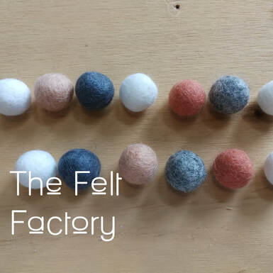 Design Your Own Felt Ball Garland- 100% Wool Felt