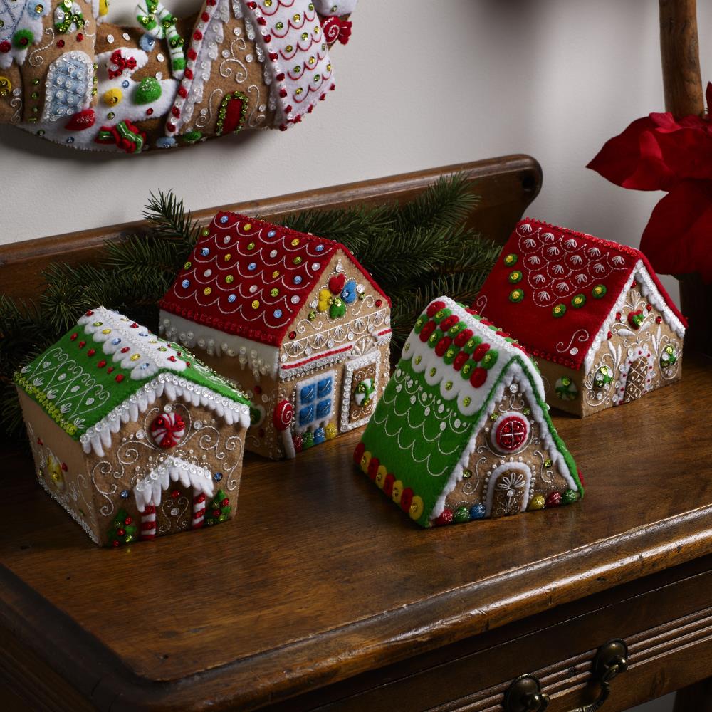 Gingerbread Christmas Ornament Kit - Bucilla