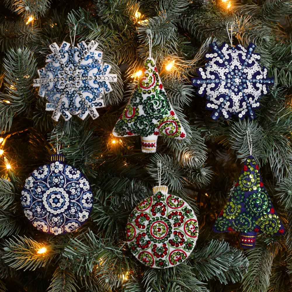 Holiday Mandela Ornament Kit - Bucilla