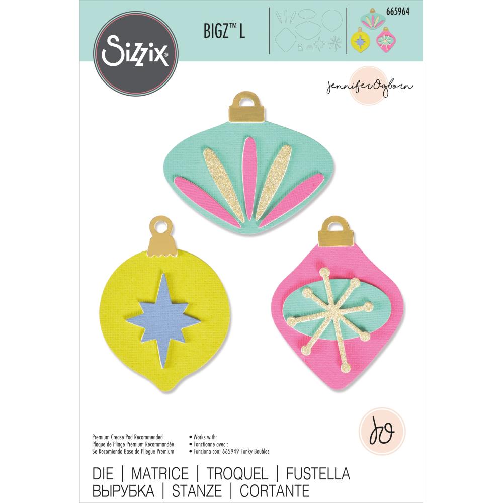 Sizzix Bigz L Die - Quirky Baubles