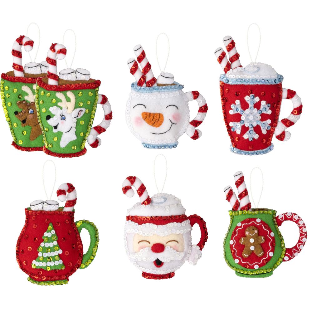 Cozy Christmas Ornament Kit - Bucilla