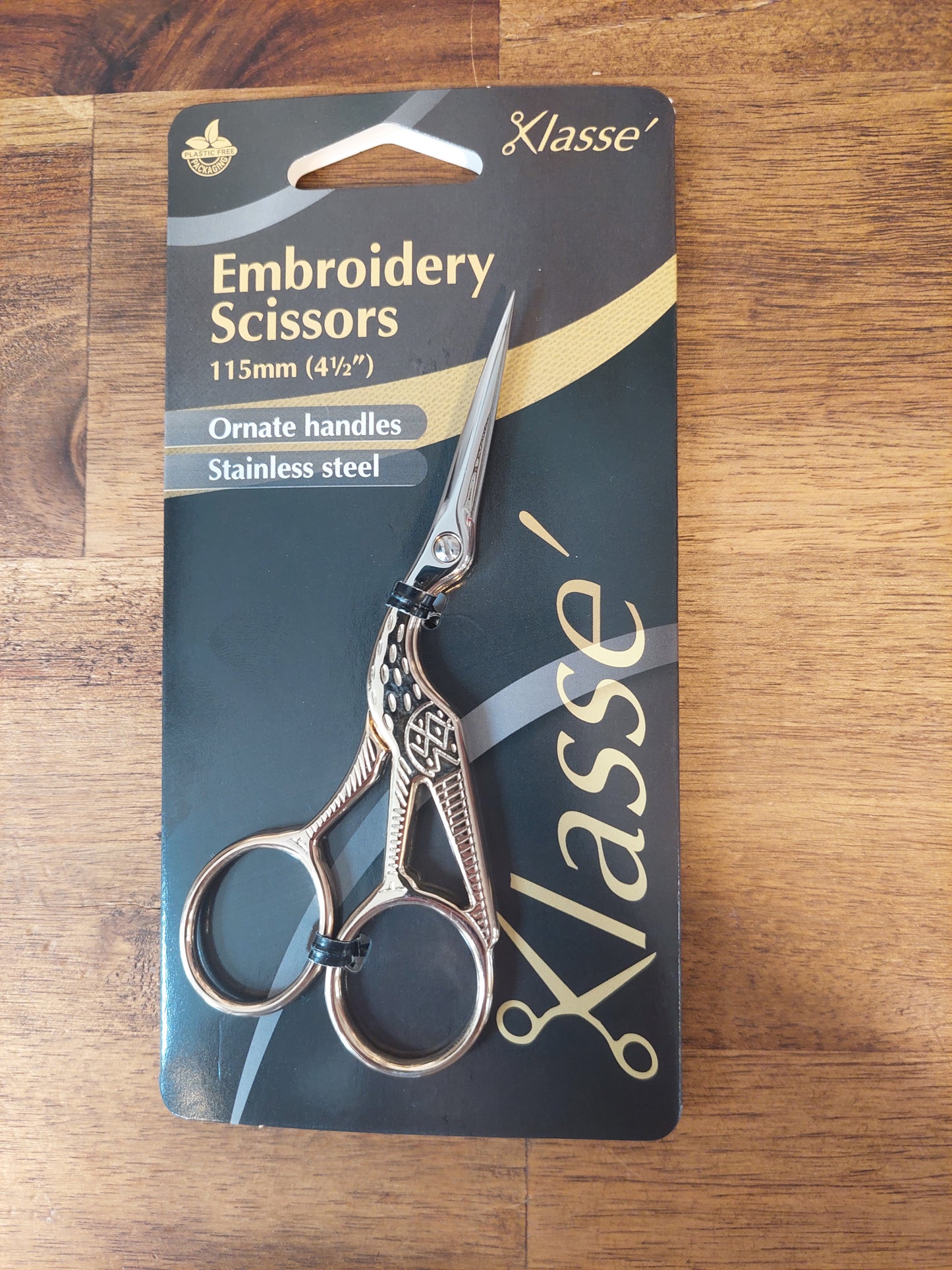 Klasse Embroidery Scissors - Gold Stork