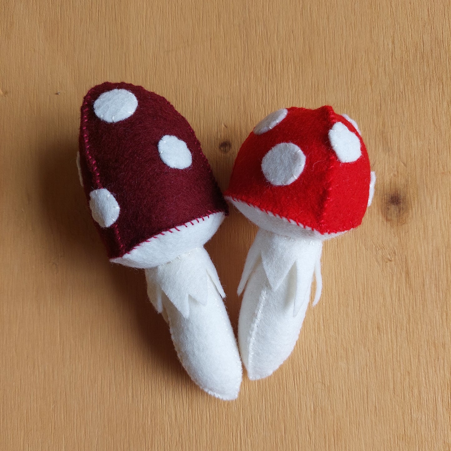 Felt Mushrooms