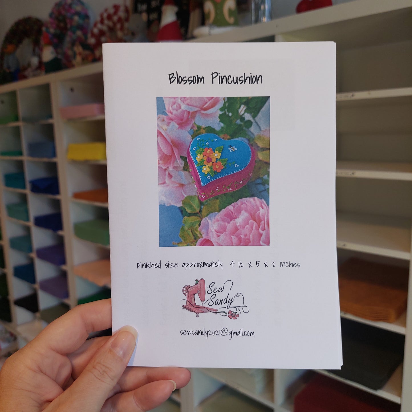 Blossom Pincushion - Sew Sandy