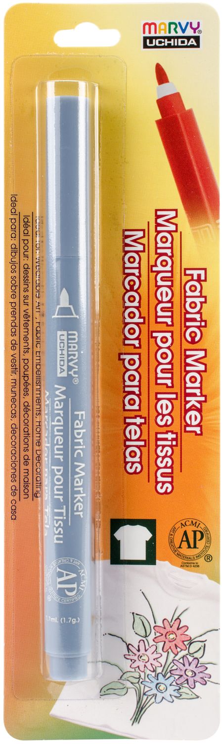 Uchida Permanent Fine Point Fabric Marker - Black
