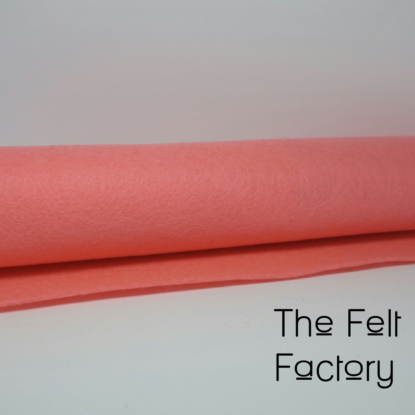 100% Merino Wool Felt Sheet - Coral