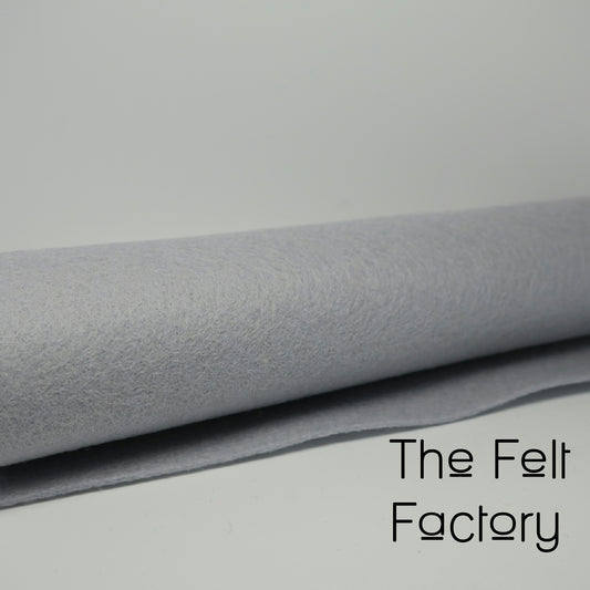 100% Merino Wool Felt Sheet - Dove Grey