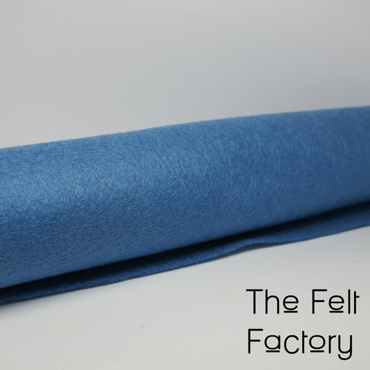 100% Merino Wool Felt Sheet - Wedgwood