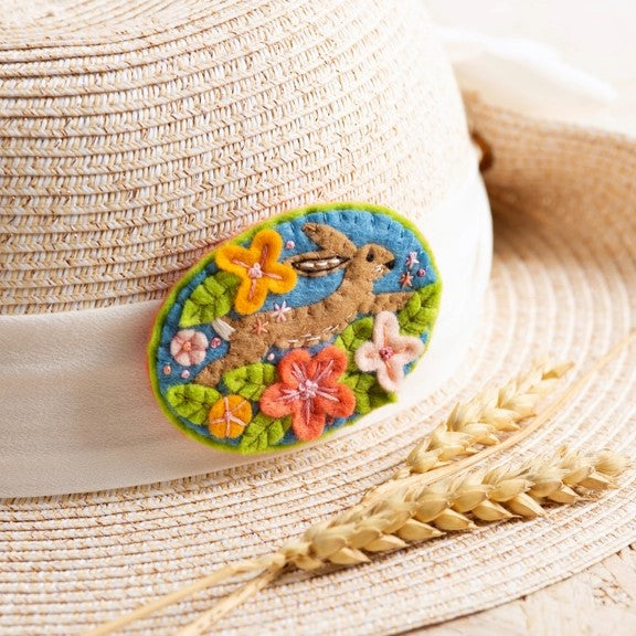 Hare Felt Craft Brooch Kit - Hawthorn Handmade